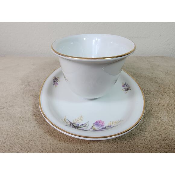 Hutschenreuther Gravy Bowl w Plate Turvel Porcelain Bavaria Germany US Zone Vtg - Picture 7 of 13